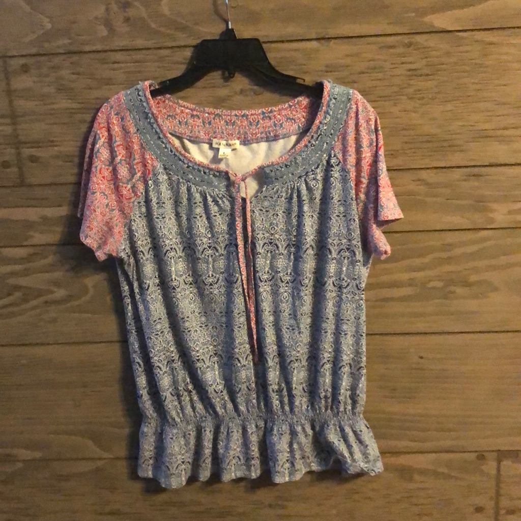 Hannah Red White And Blue Summer Top